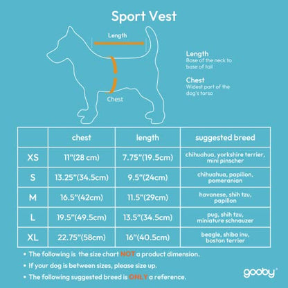 Gooby - Chaleco Deportivo con Forro Polar para Perro pequeño, Chaqueta para Clima frío con Forro Reflectante, Naranja, Mediano