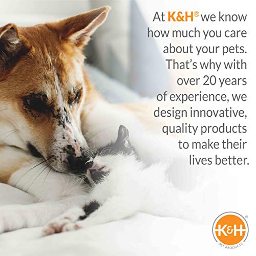 K&amp;H PET PRODUCTS Funda de Repuesto Original para Cuna de Mascotas (la Cuna se Vende por Separado) – Malla Gris/Negra, XL – 32 x 50 Pulgadas