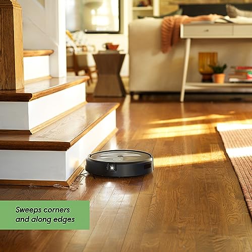 iRobot Roomba j7+ (7550) Robot Aspirador autovaciado – Evita obstáculos comunes como calcetines, zapatos y desechos de mascotas, se vacío Durante 60 días, mapeo Inteligente, Funciona con Alexa