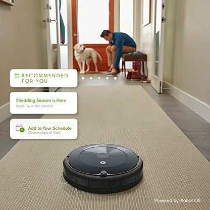 iRobot Roomba 694 Robot Aspiradora-Wi-Fi Conectividad, recomendaciones de Limpieza Personalizadas, Funciona con Alexa, Bueno para Pelo de Mascotas, alfombras, Suelos Duros, autocarga, Roomba 694