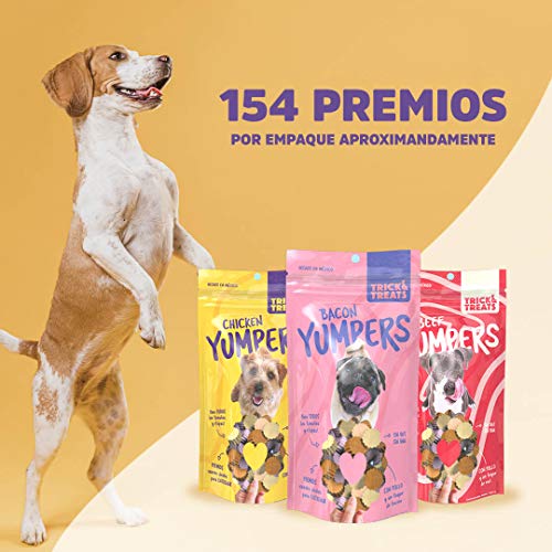 Trick & Treats, Premios para Perro, Tocino Yumpers, 100g