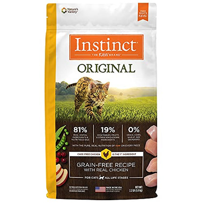 Instinct Original, Alimento para Gatos, Receta de Pollo 5kg