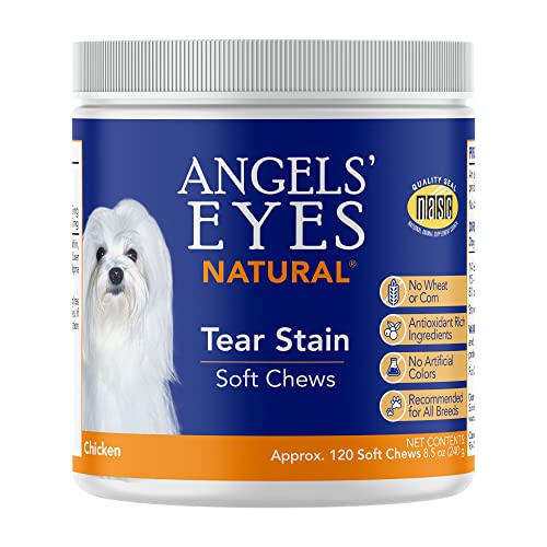 ANGELS' Eyes 120 Count Natural Chicken Formula Soft Chews for Dogs