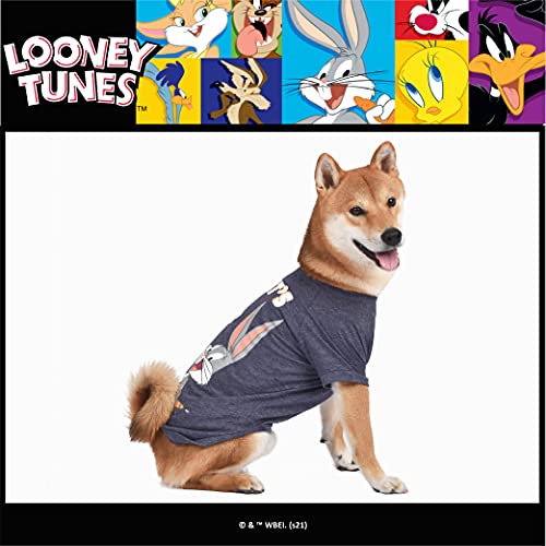 Warner Brothers-Looney Tunes Camiseta para Perro, Suéter, Azul, Pequeño
