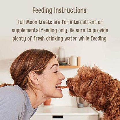 Golosinas de entrenamiento orgánicas de grado humano Full Moon para perros