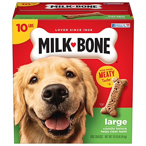 Golosinas originales para perros Milk-Bone para perros grandes, 10 libras