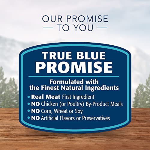 Blue Buffalo Wilderness Rocky Mountain Recipes Senior carne roja sin granos 12.5 oz, paquete de 12