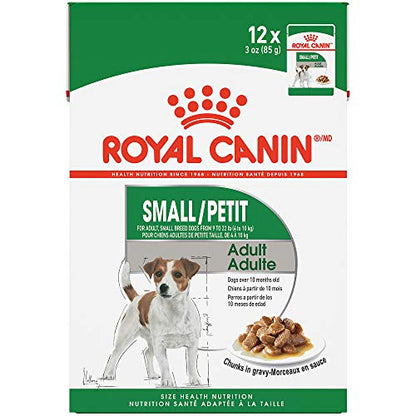 Royal Canin Small Breed Puppy Wet Dog Food, 3 oz Pouch (Pack of 12)
