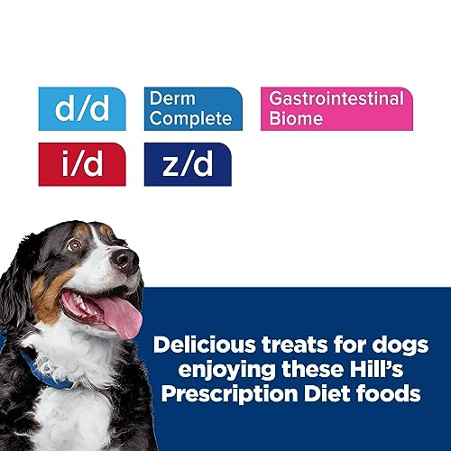 Hills Prescription Diet golosinas hipoalergénicas para perros, paquete de dos (2) bolsas de 12 oz