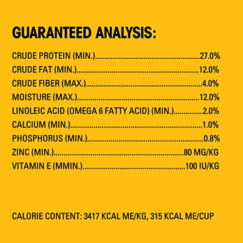 PEDIGREE High Protein – Alimento seco para perros adultos con sabor a carne de res y cordero, bolsa de bonificación de 20.4 libras