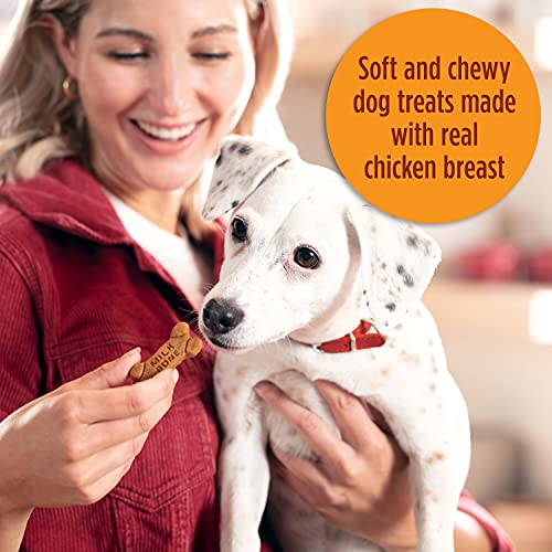 Golosinas para perros con huesos de pollo suaves y masticables Milk-Bone (25 oz)