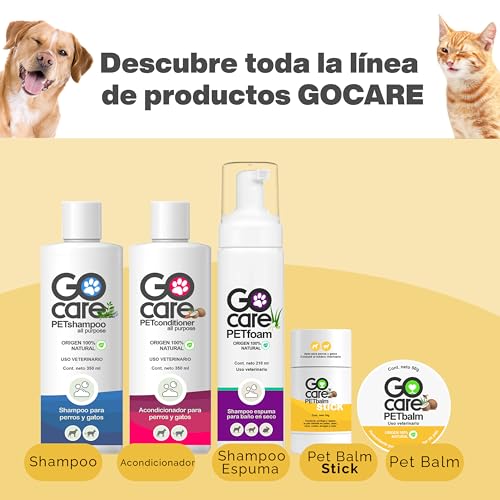 Go Care | Bálsamo Natural para Mascotas 50g - Ideal para Perros y Gatos - Protección y Reparación de Piel - 100% Natural - Bálsamo Hidratante para Mascotas