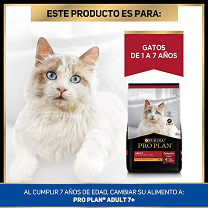 Purina Pro Plan Dry Gato Gato Adulto Optiprebio, Sabor Pollo, 7,5 Kg, 1 Pieza