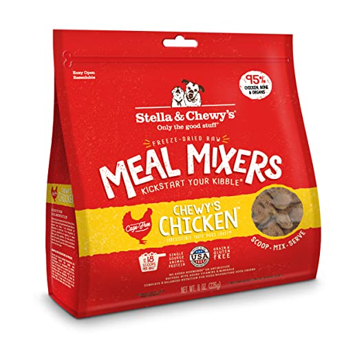 Stella & Chewy's Freeze-Dried Raw Chewy's Chicken Meal Mixers for Dogs, 9 oz.