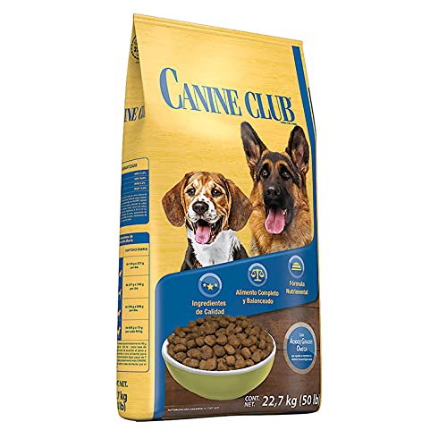 Canine Club Alimento croquetas para Perro Adulto 22.7 kg