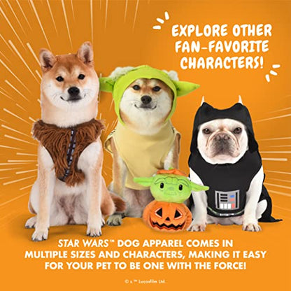 STAR WARS Chewbacca FF15813 - Arnés para perro de cosplay para perros medianos, Mercancía de Star Wars para perros o disfraz de mascota, mediano (M)