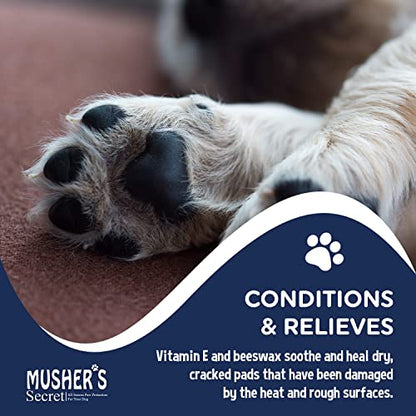 Musher's Secret Pet Paw Protection Wax, 200-Gram