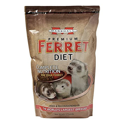Marshall Premium Ferret Diet, 4-Pound Bag