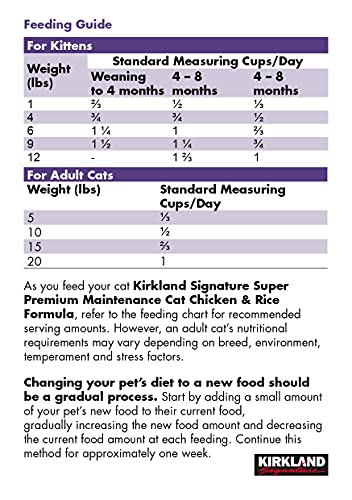 Alimento para gatos de mantenimiento Super Premium Kirkland Signature… - Alimento para gatos de mantenimiento Super Premium Kirkland Signature