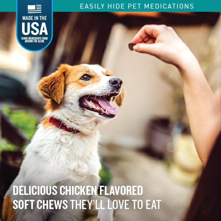 Vetiq Pill Treats, 30 Soft Chews For Dogs, Chicken Flavor, 5.8Oz