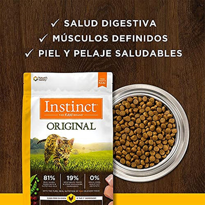 Instinct Original, Alimento para Gatos, Receta de Pollo 5kg