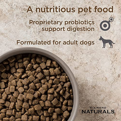 Diamond Pet Foods - Alimento seco LAM40 Naturals para perros adultos, fórmula de cordero y arroz, bolsa de 40 libras