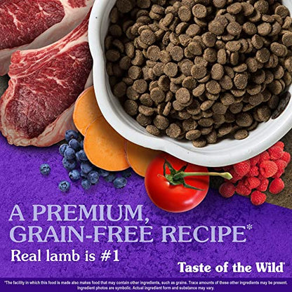 Taste Of The Wild Receta de carne real alta en proteínas y sin cereales Alimento seco premium para perros Sierra Mountain